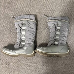 Lands' End Kids' Gray Snow Boots